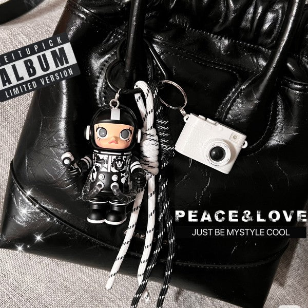 Handmade popmart figures Bag Keychain
