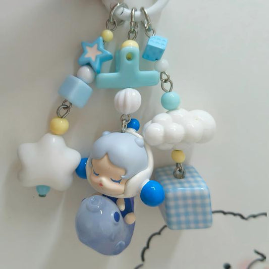 Handmade popbeans keychain